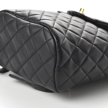 Chanel Calfskin Quilted Mini Urban Spirit Backpack Black 6 of 9
