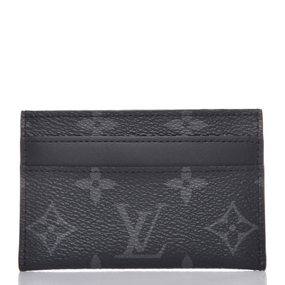 Louis Vuitton Monogram Eclipse Porte-Cartes Double Card Holder 1 of 8