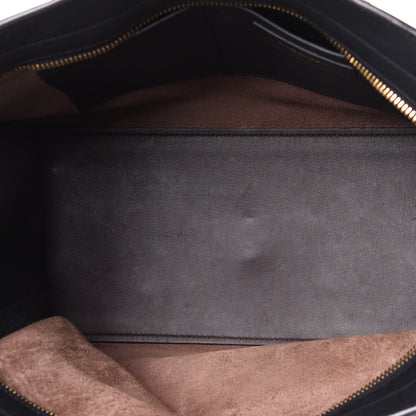 Saint Laurent Calfskin Small Classic Y Cabas Bordeaux Black 4 of 4
