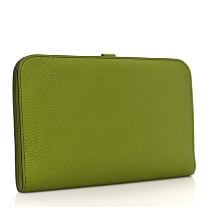 Hermes Togo Dogon Duo Wallet Vert Anis 4 of 8