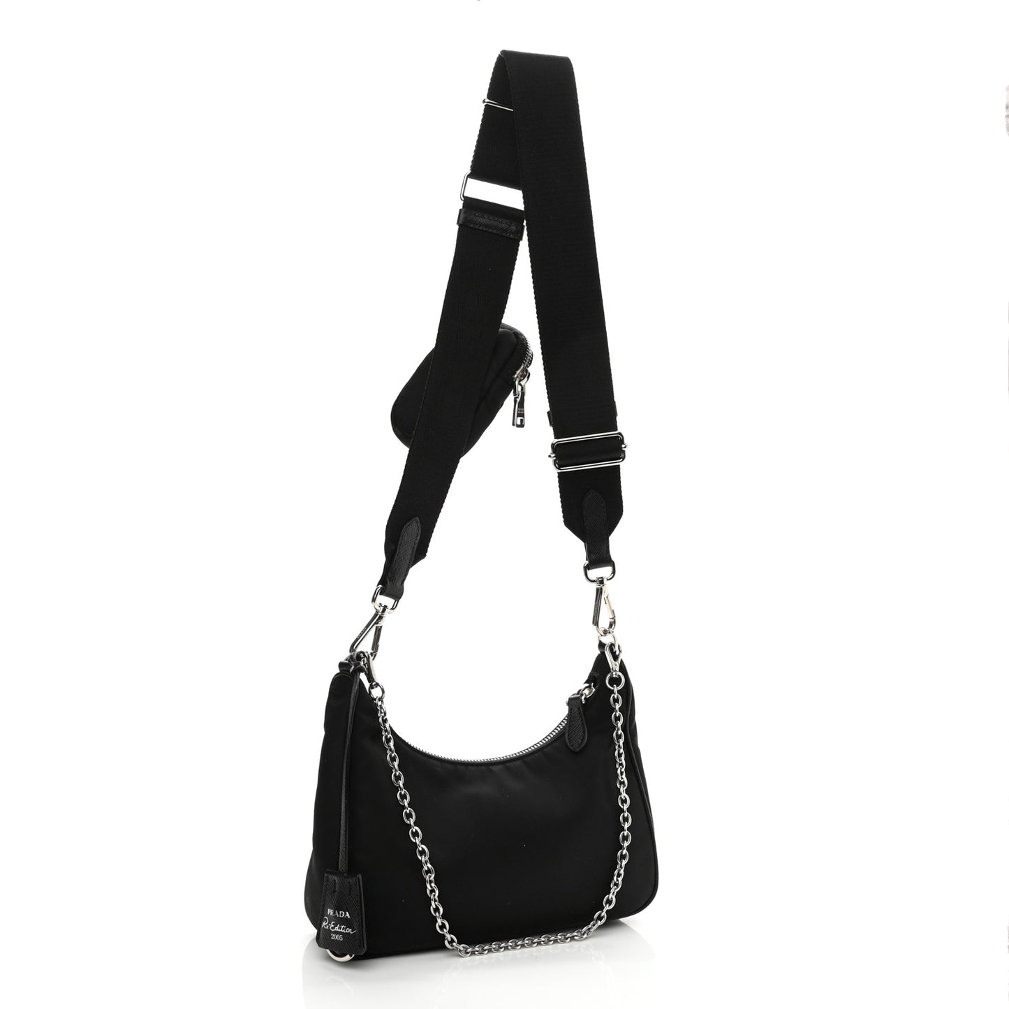 Nylon Re-Edition 2005 Shoulder Bag Black