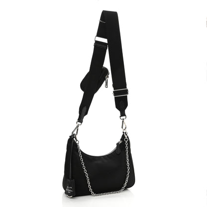 Prada Nylon Re-Edition 2005 Shoulder Bag Black 3 of 9