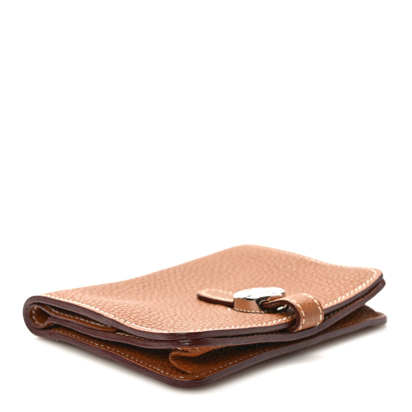 Togo Dogon Card Case Key Holder Gold