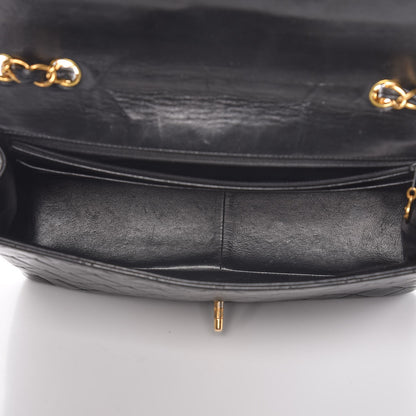 Chanel Lambskin Quilted Jumbo Single Flap Black 2 of 12