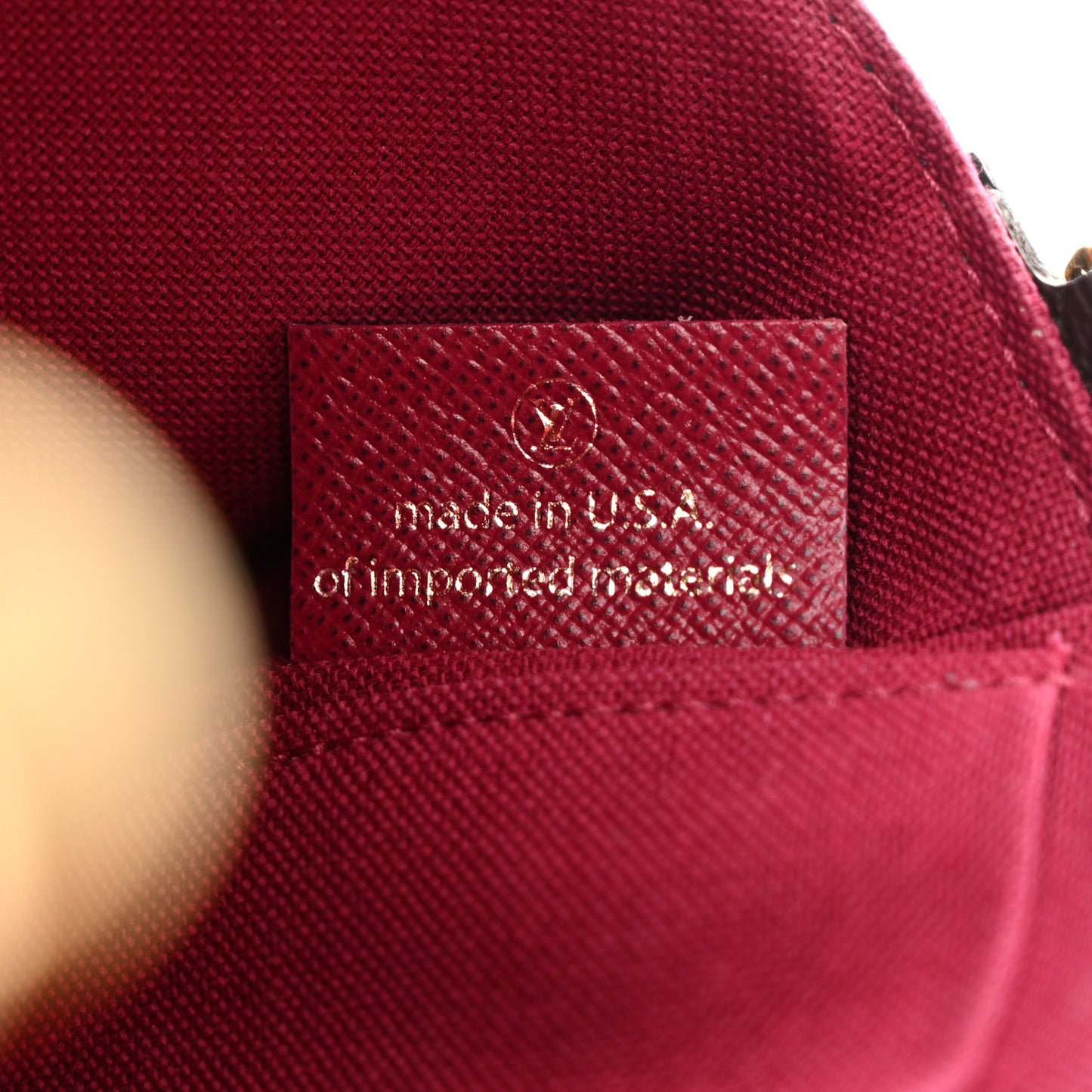 Monogram Pochette Felicie Chain Wallet Fuchsia