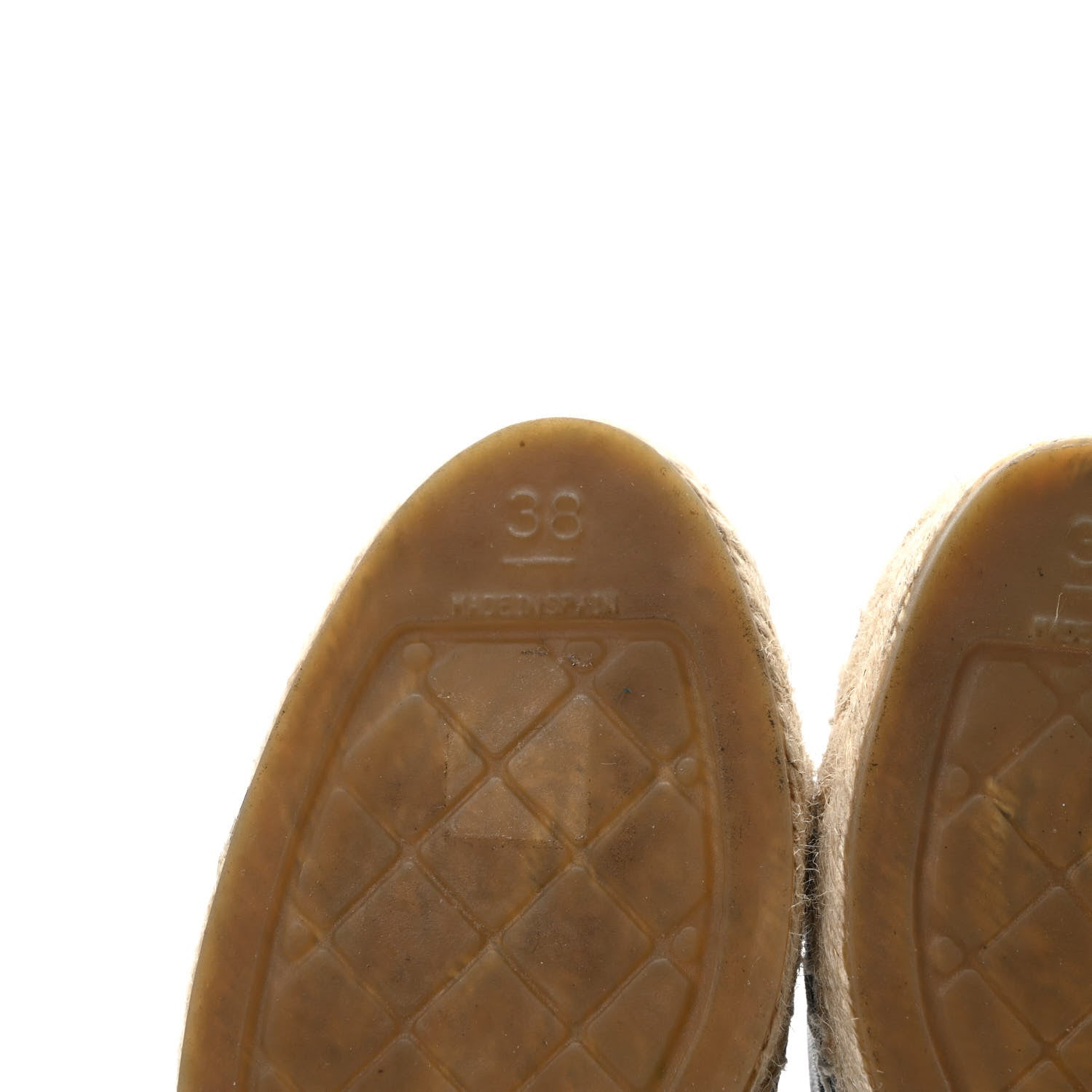 Chanel Lambskin CC Espadrilles 38 Black 7 of 9