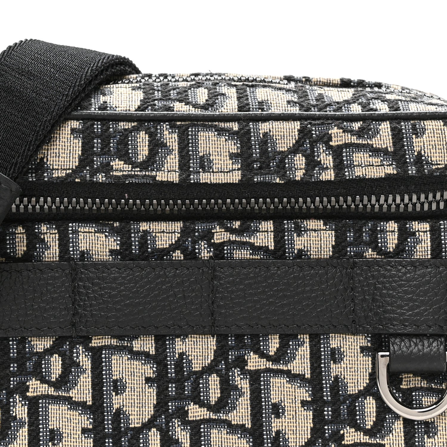 Christian Dior HOMME Oblique Mini Safari Messenger Navy Blue 7 of 10