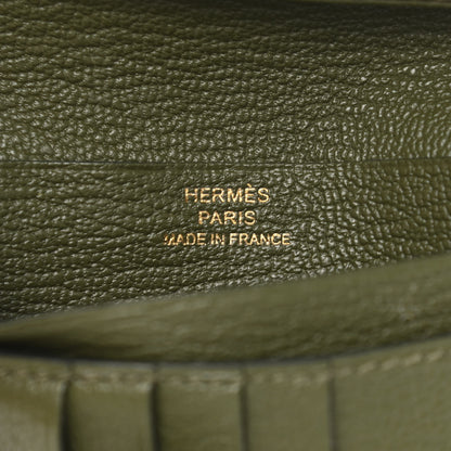 Hermes Chevre Mysore Bearn Compact Wallet Canopee 6 of 9