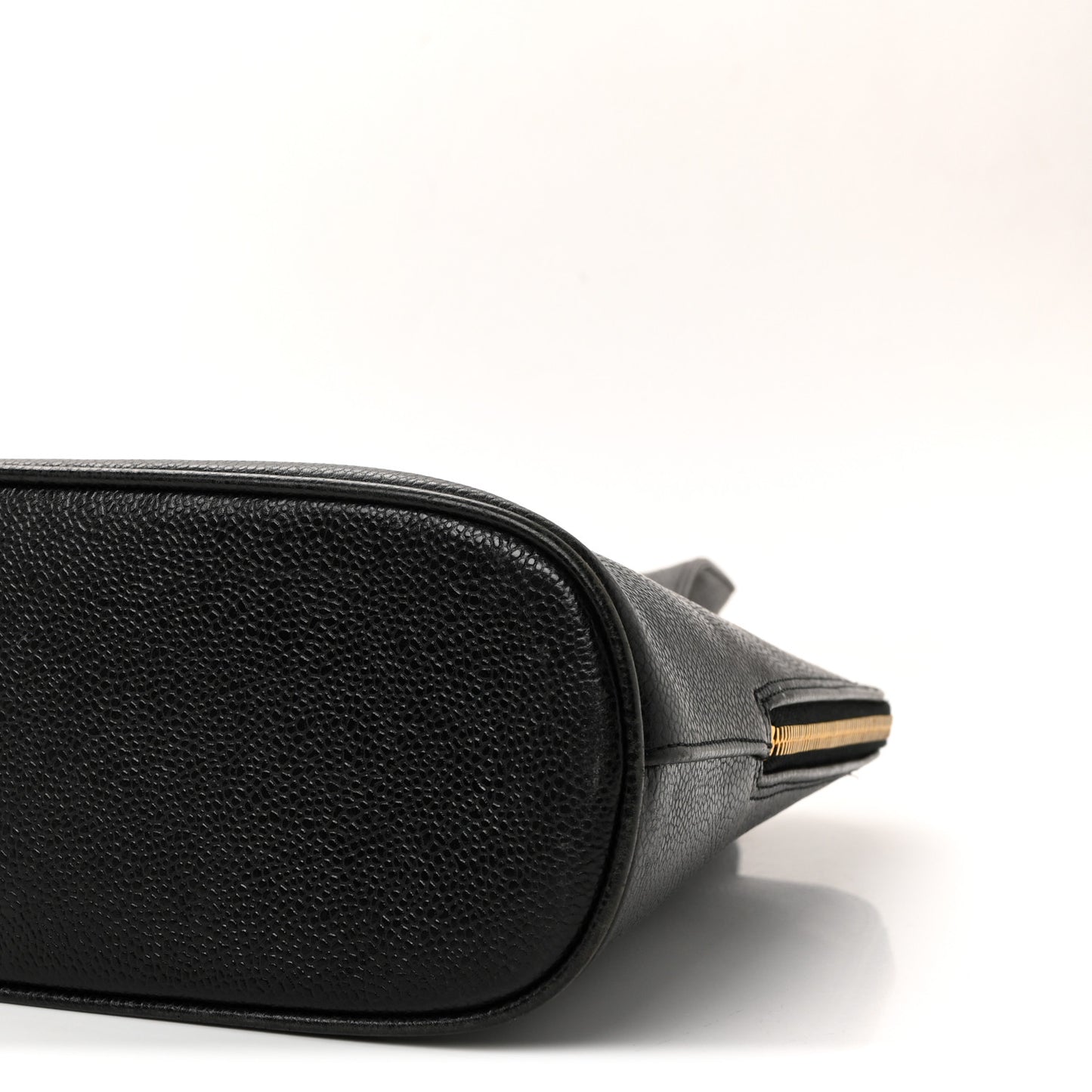Caviar Large CC Shoulder Bag Black
