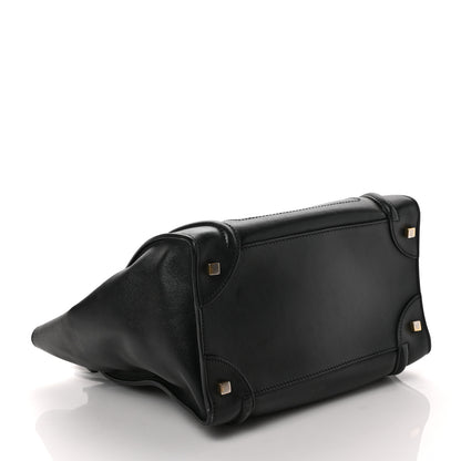 Celine Smooth Calfskin Mini Luggage Black 4 of 9
