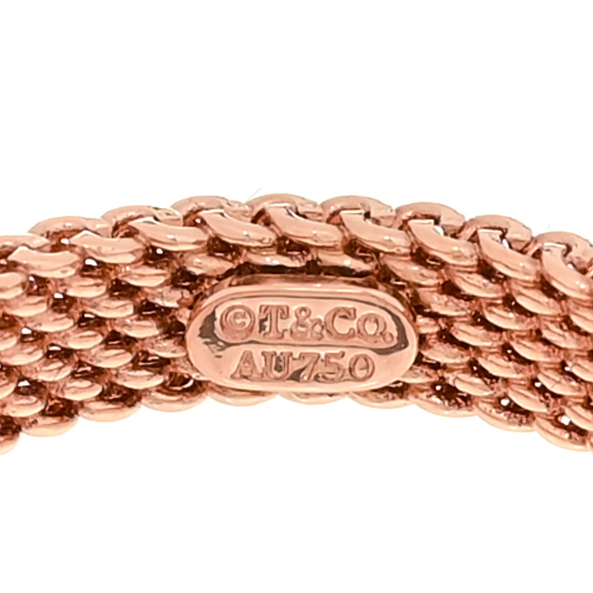 18K Rose Gold Diamond Narrow Somerset Ring 48 4.5