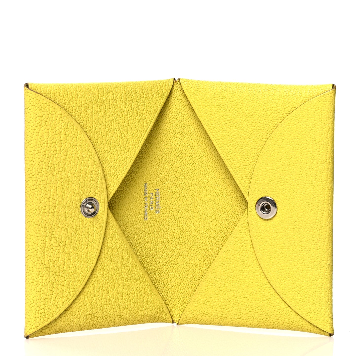 Chevre Mysore Calvi Card Case Lime