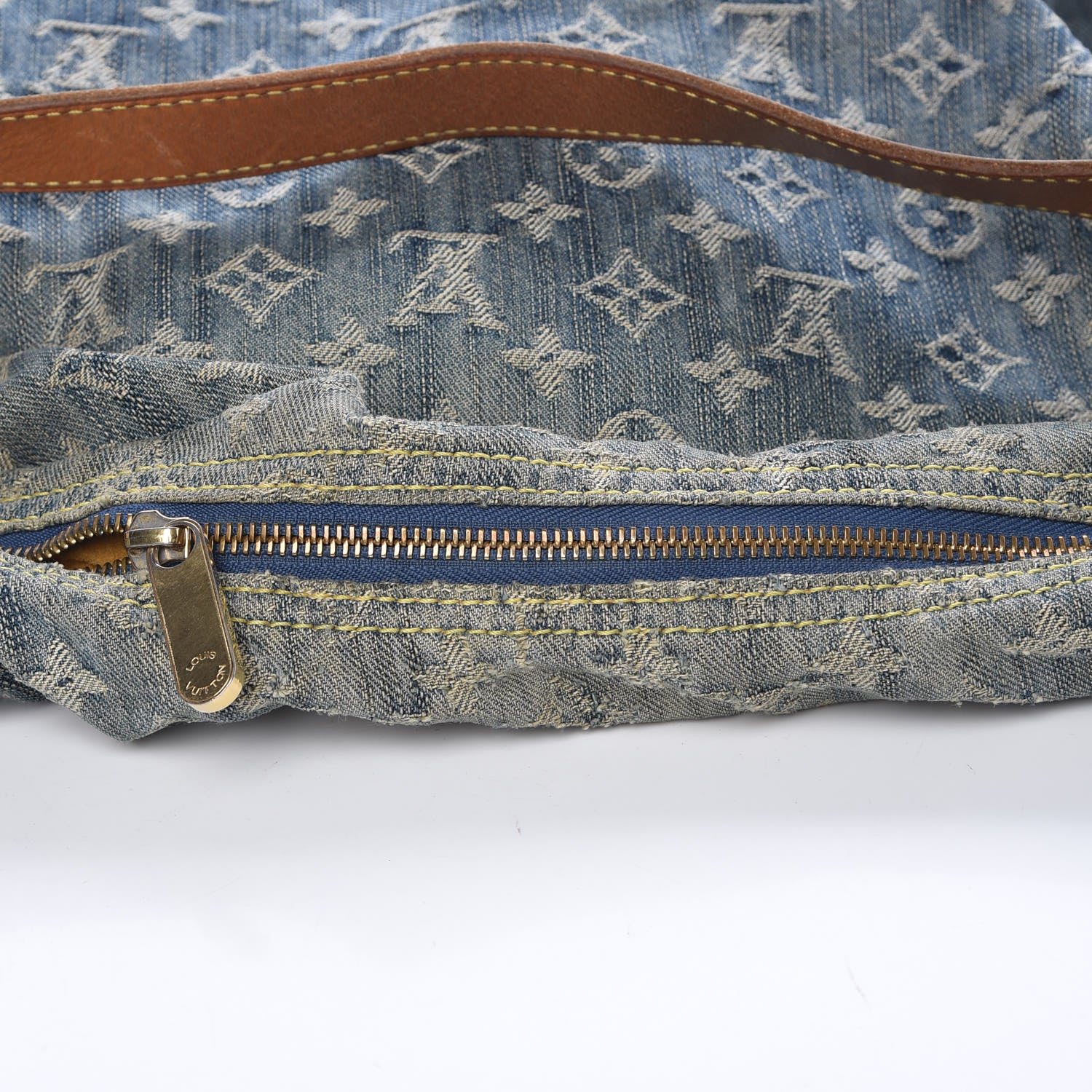 Louis Vuitton Denim Baggy GM Blue 12 of 23