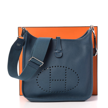 Hermes Taurillon Clemence Evelyne III PM Colvert 13 of 13