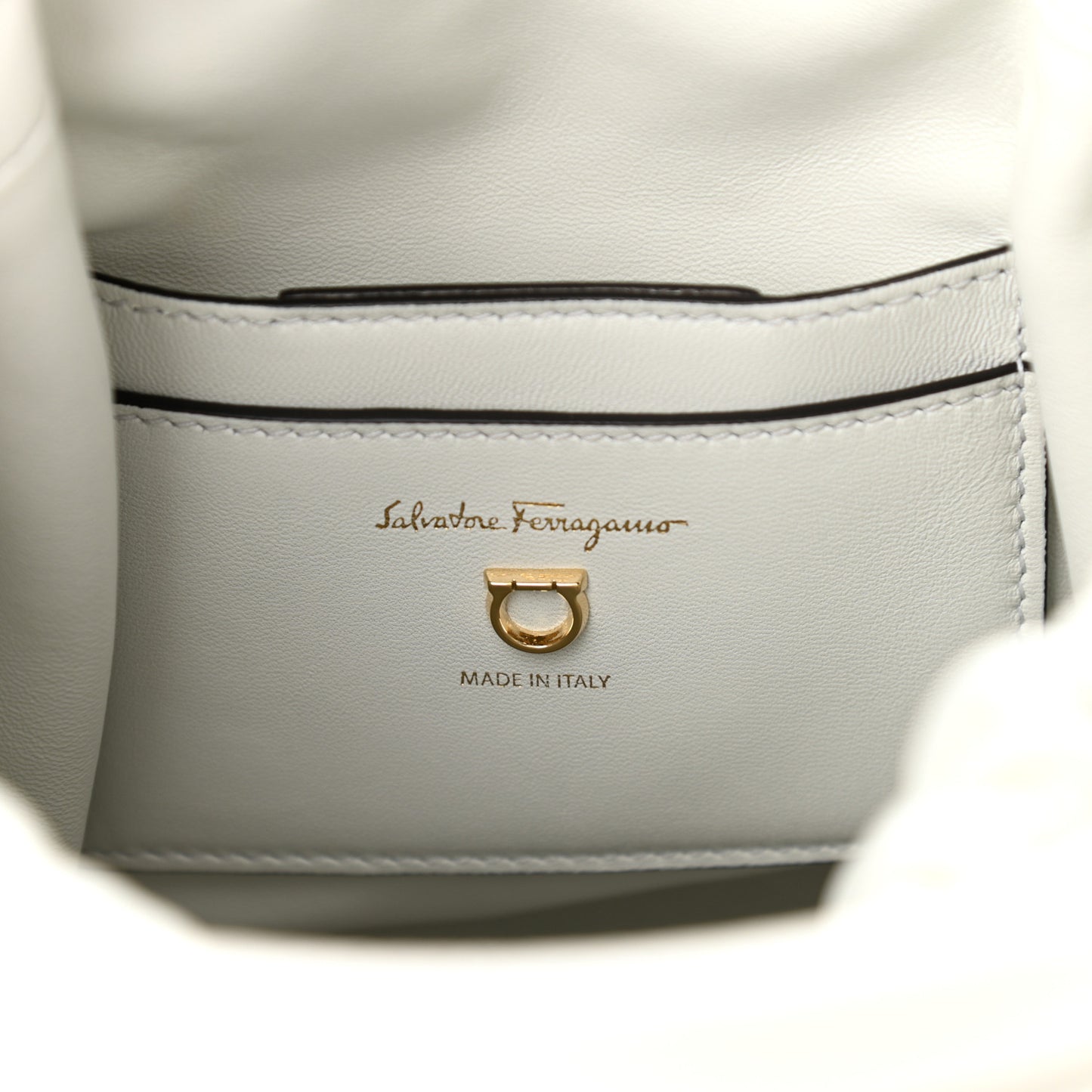 Calfskin Cage Bag White
