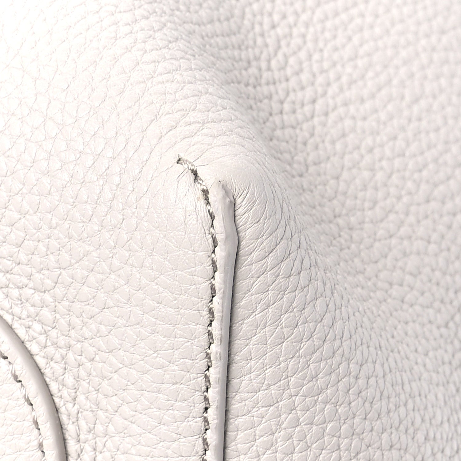 Loro Piana Grained Calfskin Large Bale Bag Stone 10 of 12