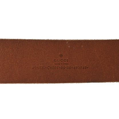 Gucci Faded Calfskin Double G 40mm Belt 95 38 Cuir 3 of 8
