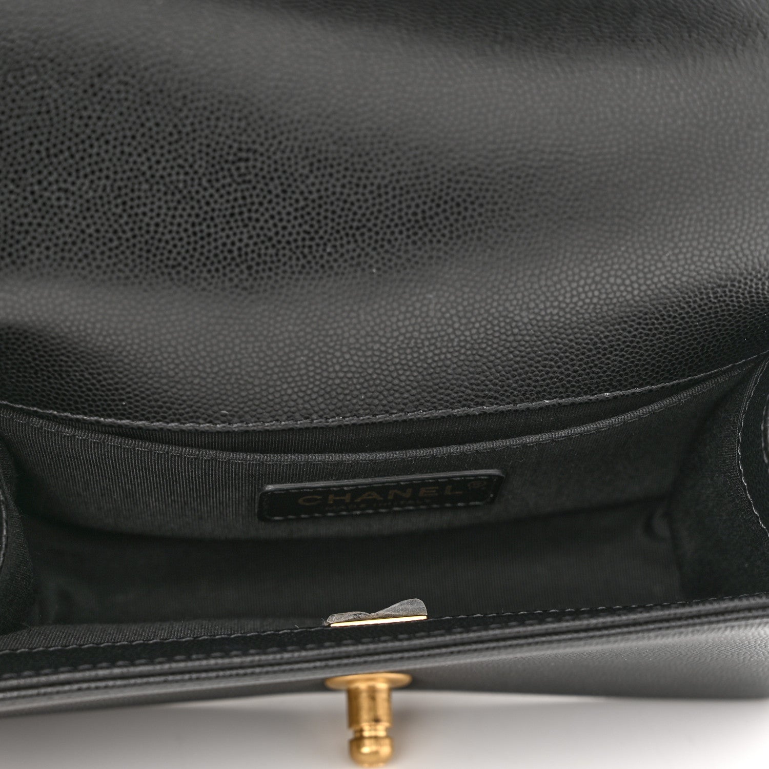 Chanel Caviar Quilted Small Boy Flap Black 5 of 10