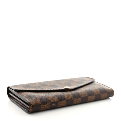 Louis Vuitton Damier Ebene Sarah Wallet NM 4 of 12