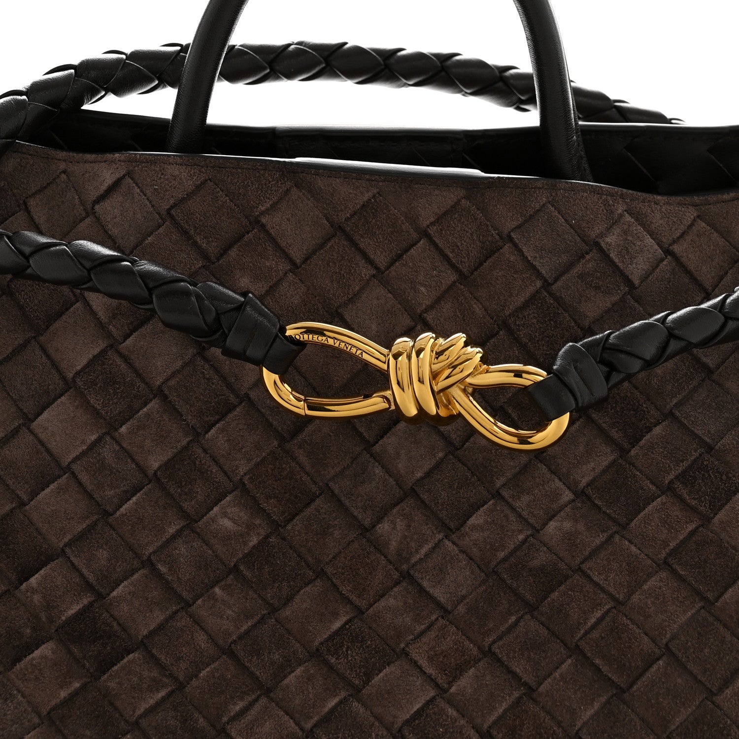 Bottega Veneta Suede Intrecciato Medium Andiamo Shoulder Bag Fondant 7 of 12