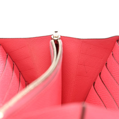 Hermes Epsom Constance Long Wallet Rose Azalee 16 of 17