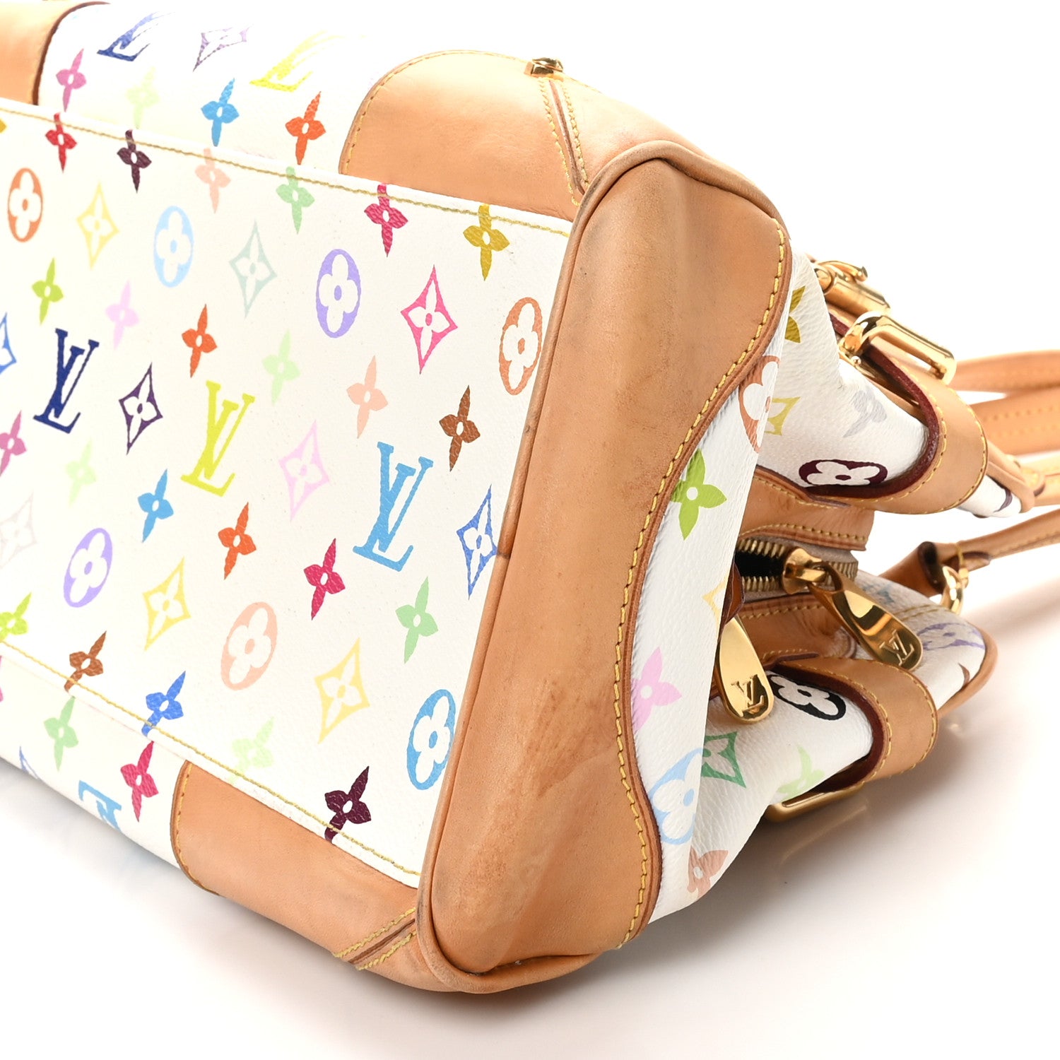 Louis Vuitton Monogram Multicolor Claudia White 9 of 10