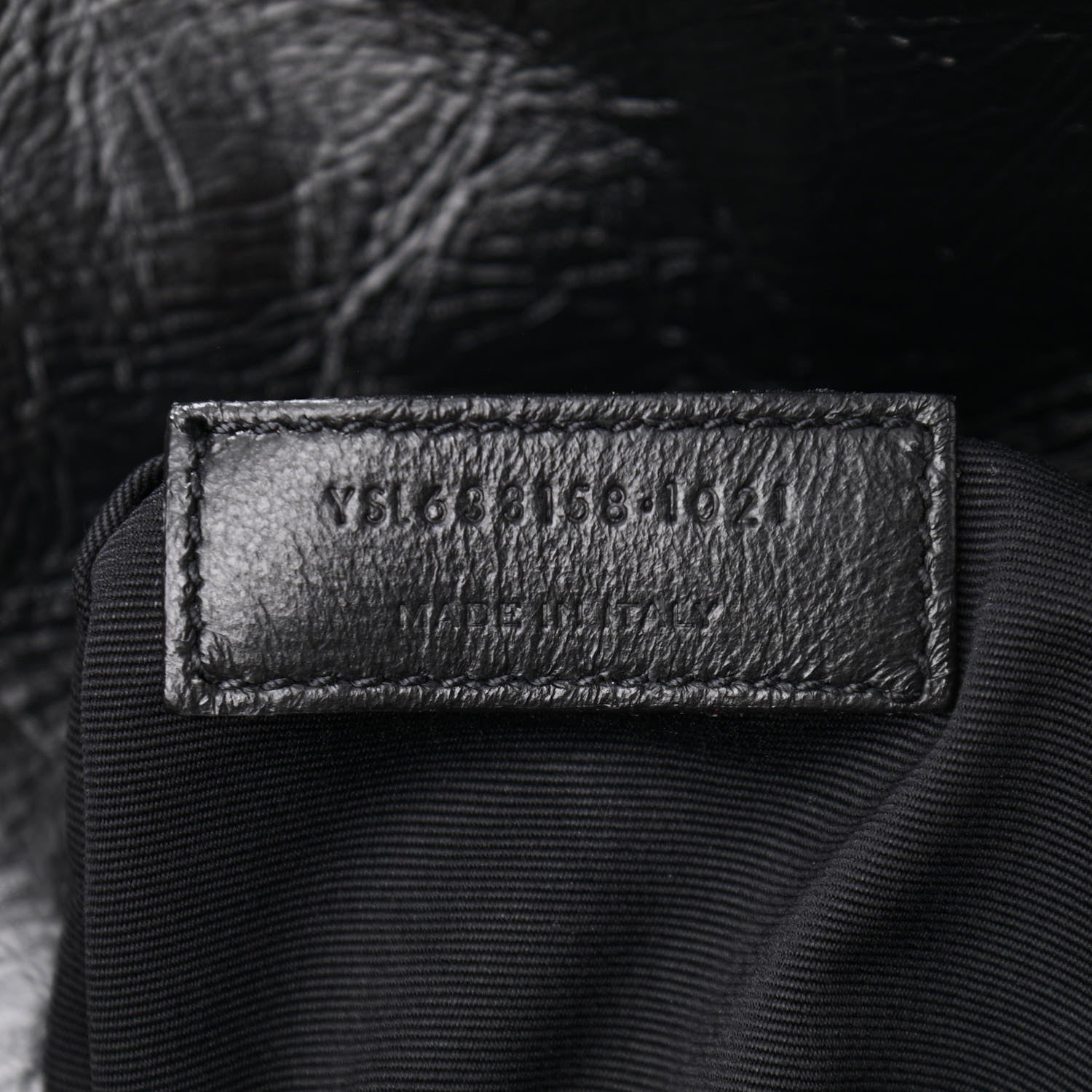 Saint Laurent Crinkled Calfskin Matelasse Monogram Medium Niki Chain Satchel Black 7 of 12