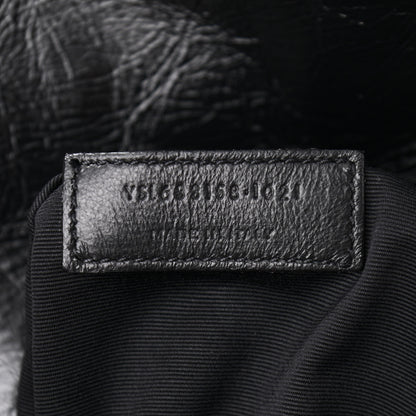 Saint Laurent Crinkled Calfskin Matelasse Monogram Medium Niki Chain Satchel Black 7 of 12