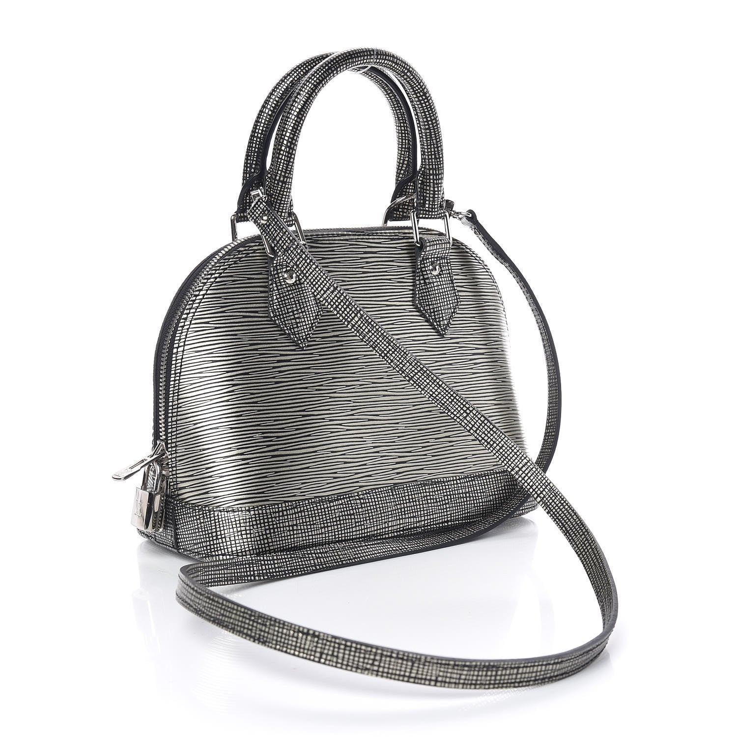 Louis Vuitton Epi Alma BB Platine 4 of 10