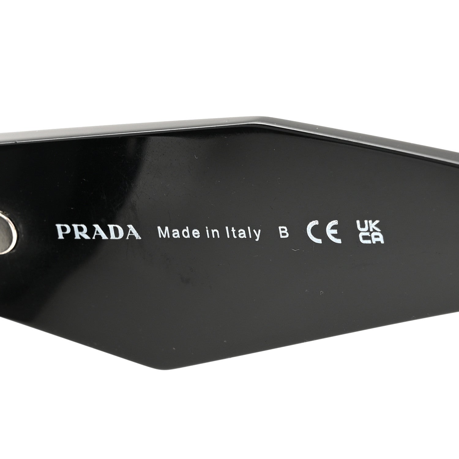 Prada Acetate Symbole Sunglasses SPR 17W Black 9 of 16
