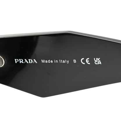 Prada Acetate Symbole Sunglasses SPR 17W Black 9 of 16