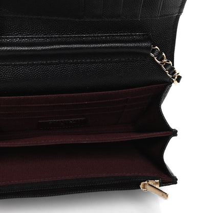 Chanel Caviar Quilted Mini Wallet On Chain WOC Black 4 of 4