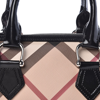 Burberry Nova Check Bowling Bag Black 7 of 11