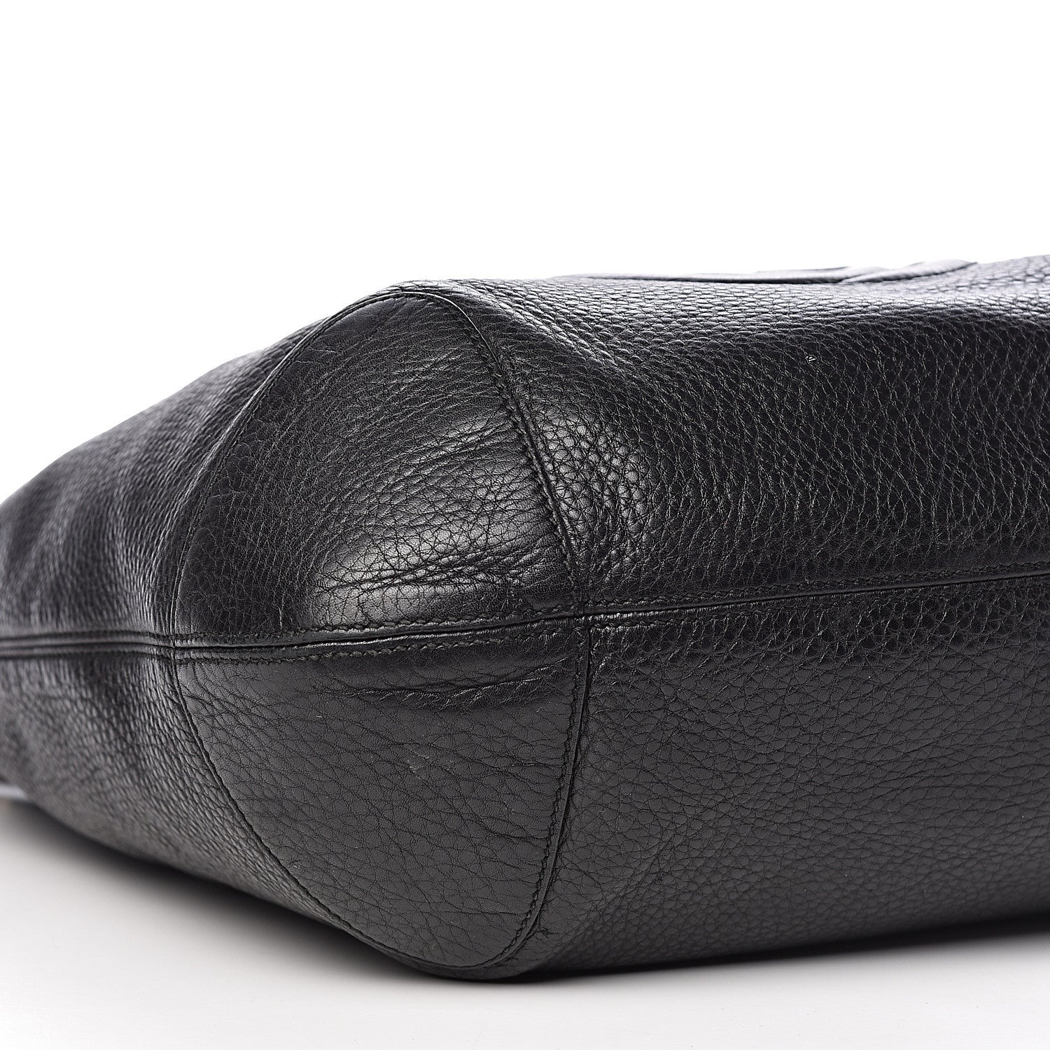 Gucci Pebbled Calfskin Medium Soho Chain Hobo Black 13 of 16