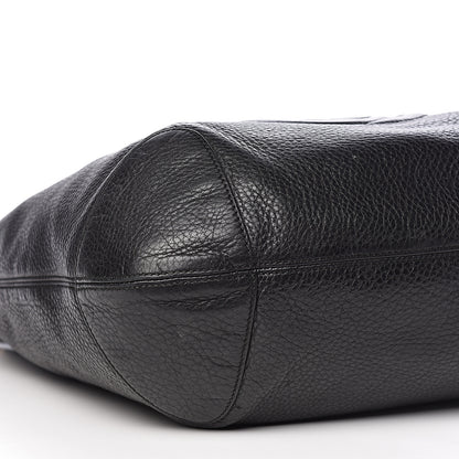 Gucci Pebbled Calfskin Medium Soho Chain Hobo Black 13 of 16