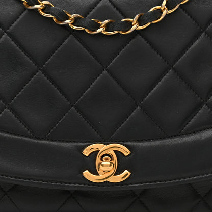 Chanel Lambskin Quilted Medium Single Flap Black 8 of 10