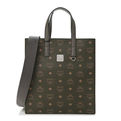 MCM Visetos Small Portuna Tote Sea Turtle 1 of 8