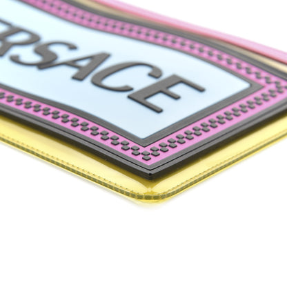 Versace Vinyl Rubber Calfskin 90s Logo Pouch Multicolor 7 of 10