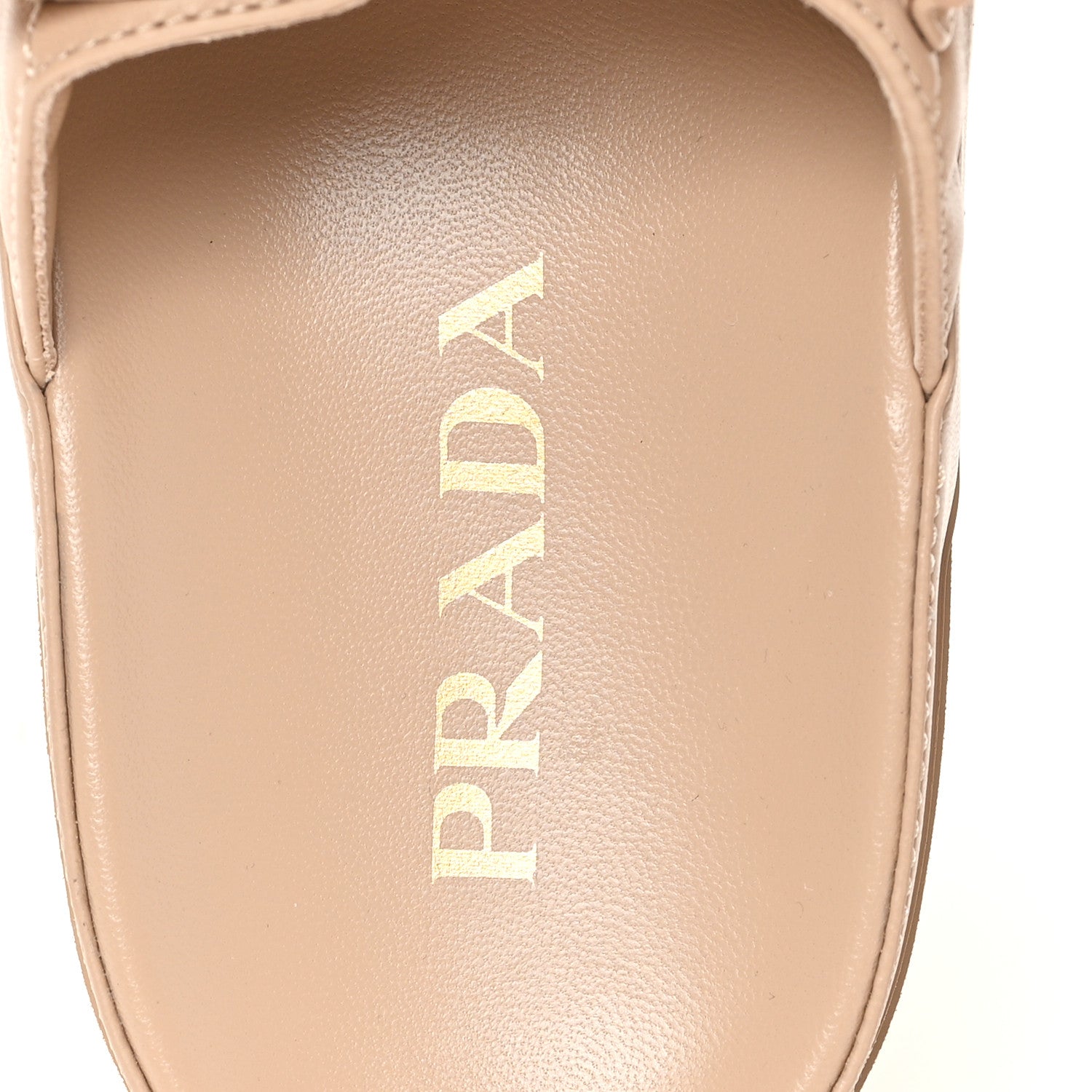 Prada Nappa Quilted Padded Logo Slide Sandals 37 Sabbia 8 of 10