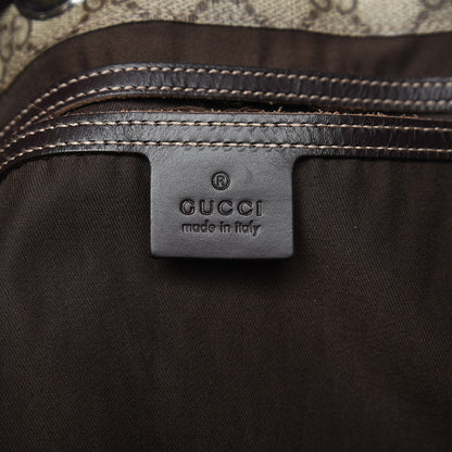 Gucci GG Supreme Monogram Drawstring Backpack Dark Brown 6 of 11