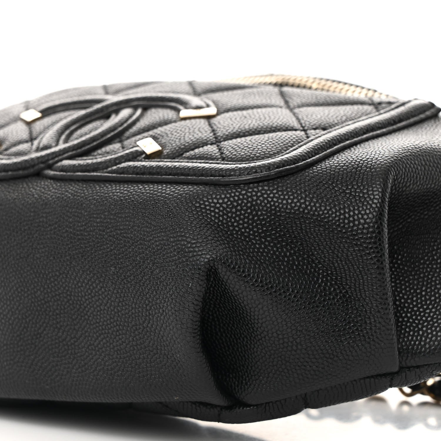 Chanel Caviar Quilted Filigree Waist Bag Black 10 of 15