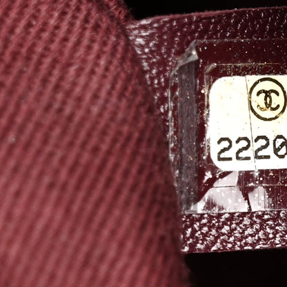 Chanel Caviar Quilted Small Coco Handle Flap Burgundy 7 of 12