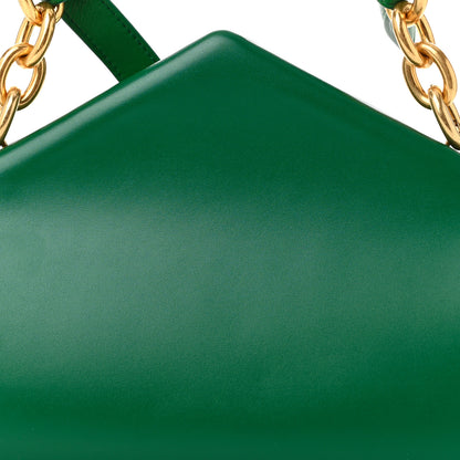 Bottega Veneta Calfskin Tip Clutch Racing Green 7 of 9