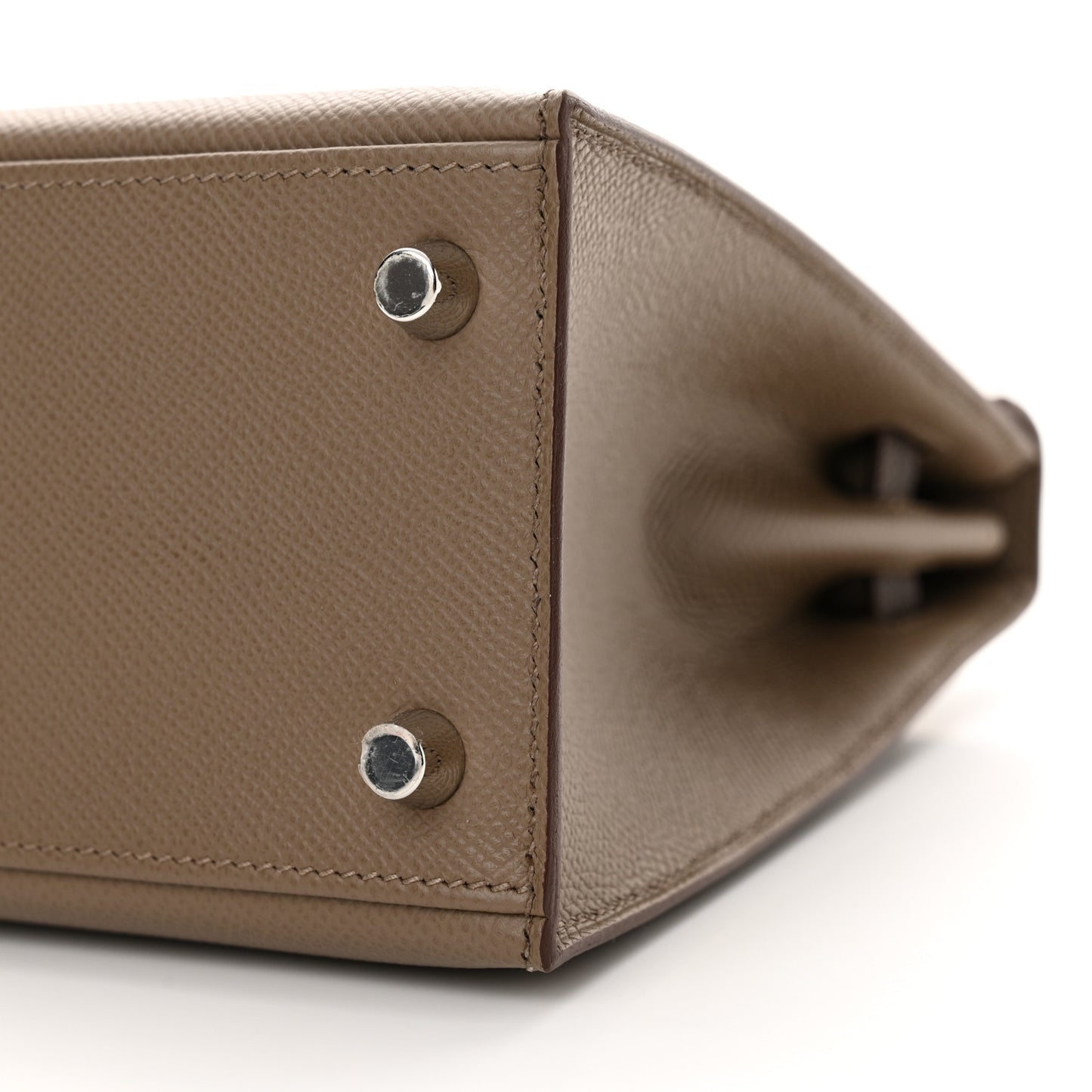 Epsom Tri-Color Kelly Sellier 25 Ecorce Etoupe Black