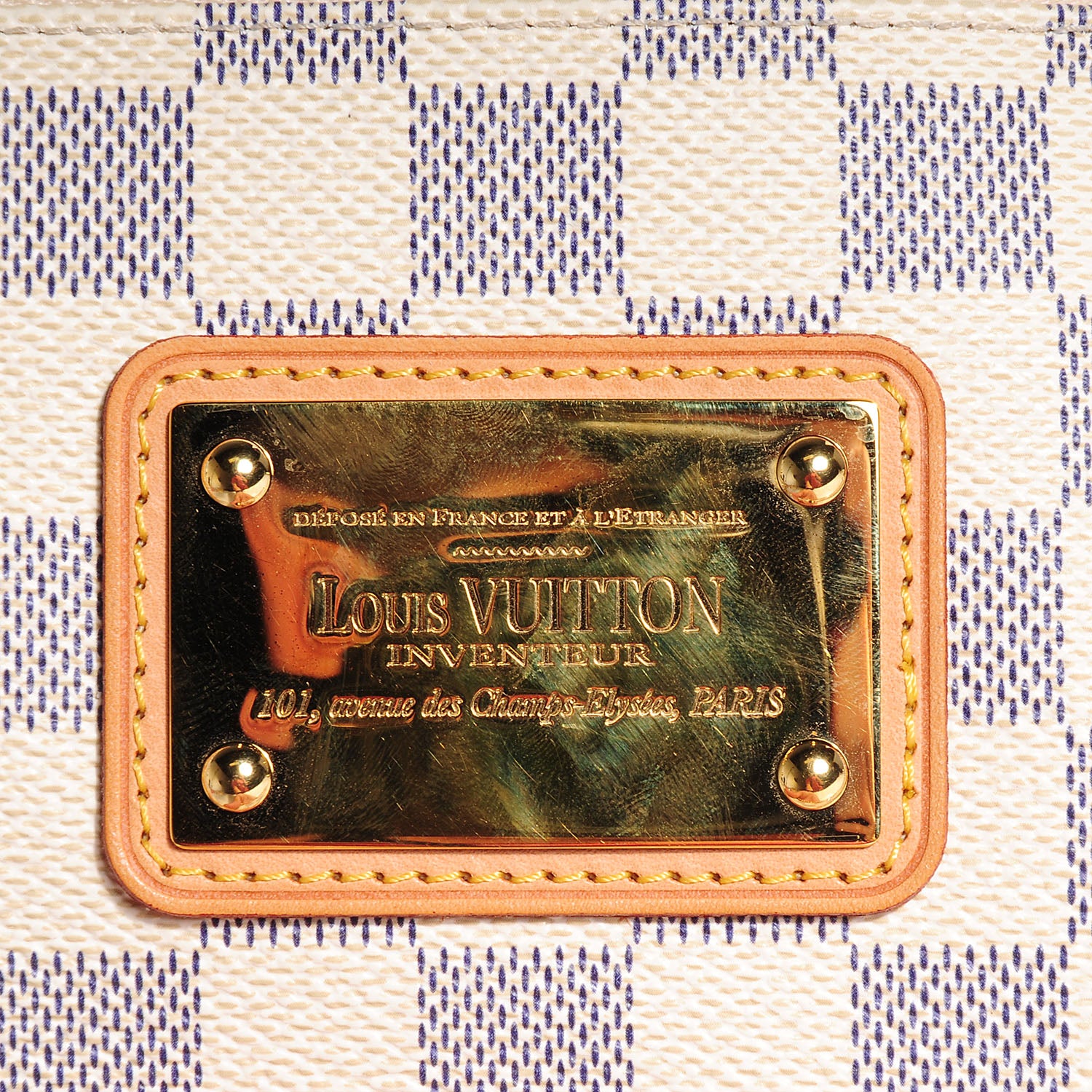 Louis Vuitton Damier Azur Eva Clutch 7 of 8
