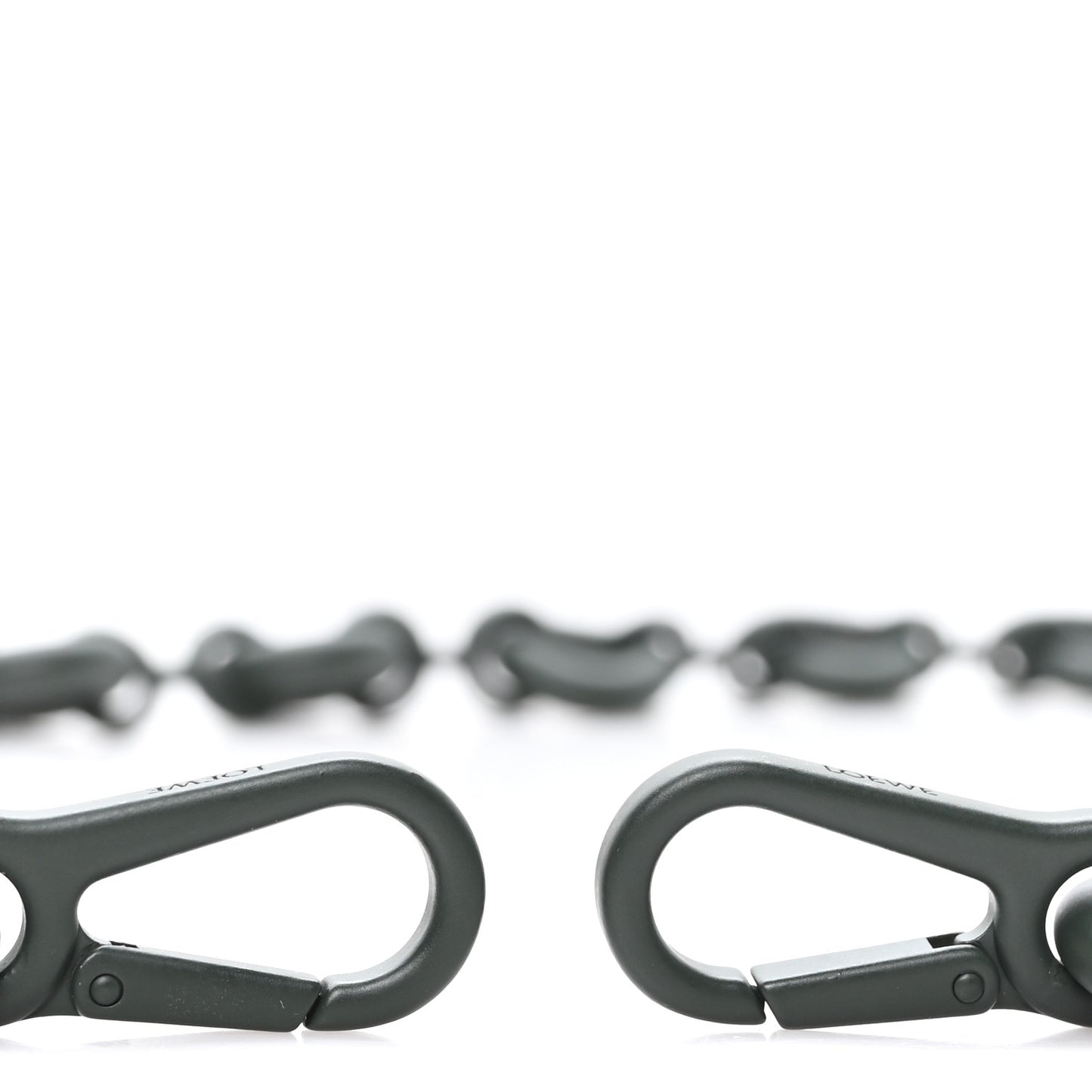 Brass Monochrome Donut Chain Shoulder Strap Olive Green