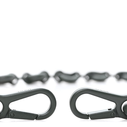 Loewe Brass Monochrome Donut Chain Shoulder Strap Olive Green 3 of 4