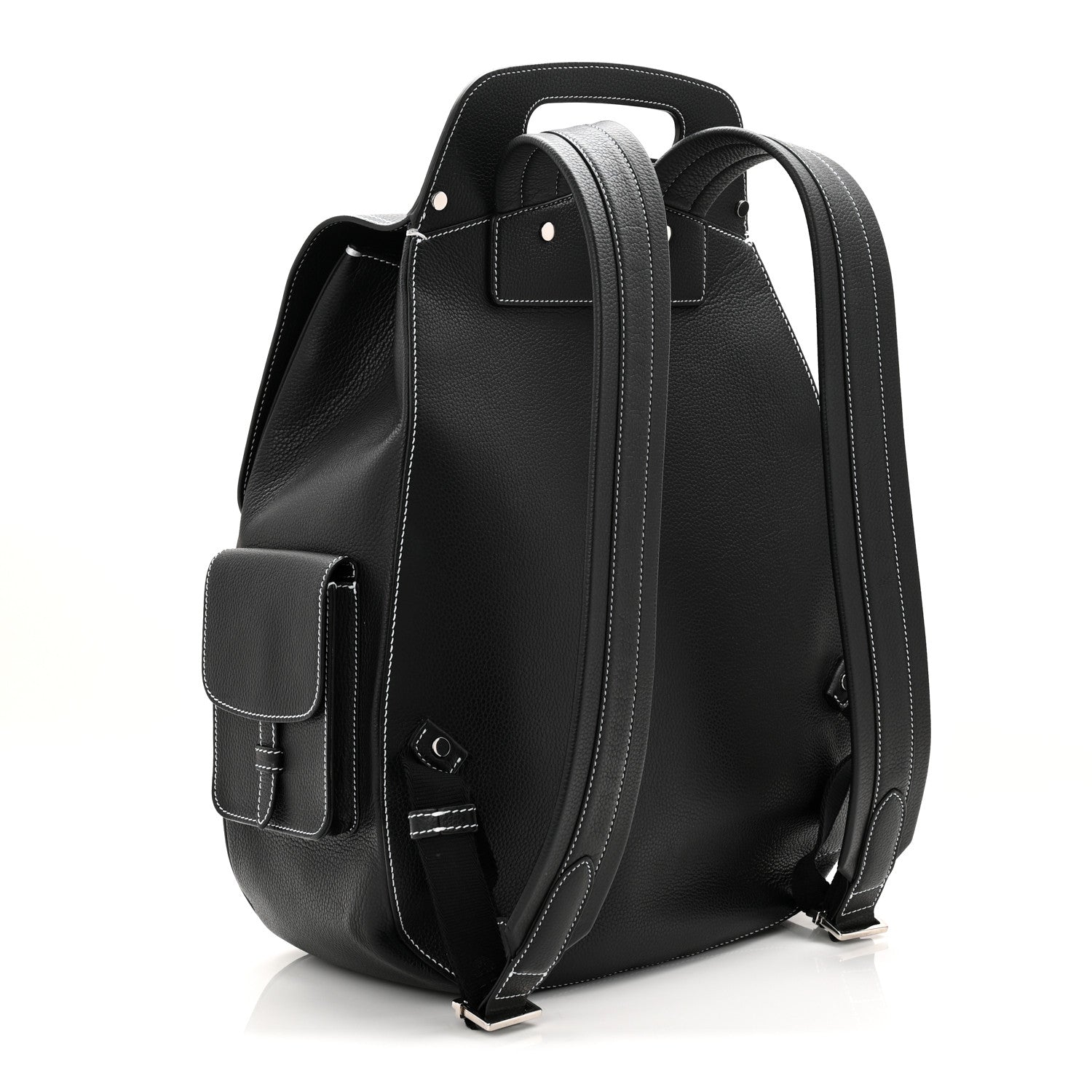 Christian Dior Grained Calfskin Maxi Gallop Backpack Black 3 of 10