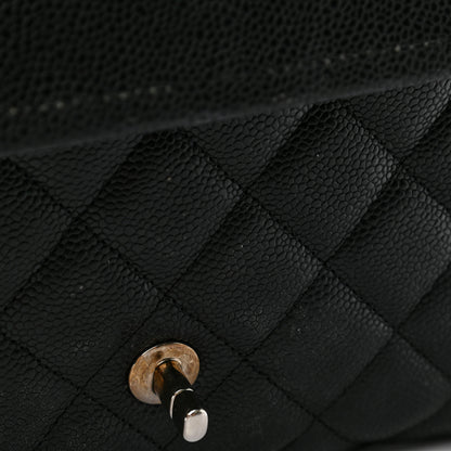 Chanel Caviar Quilted Maxi Double Flap Black 12 of 17
