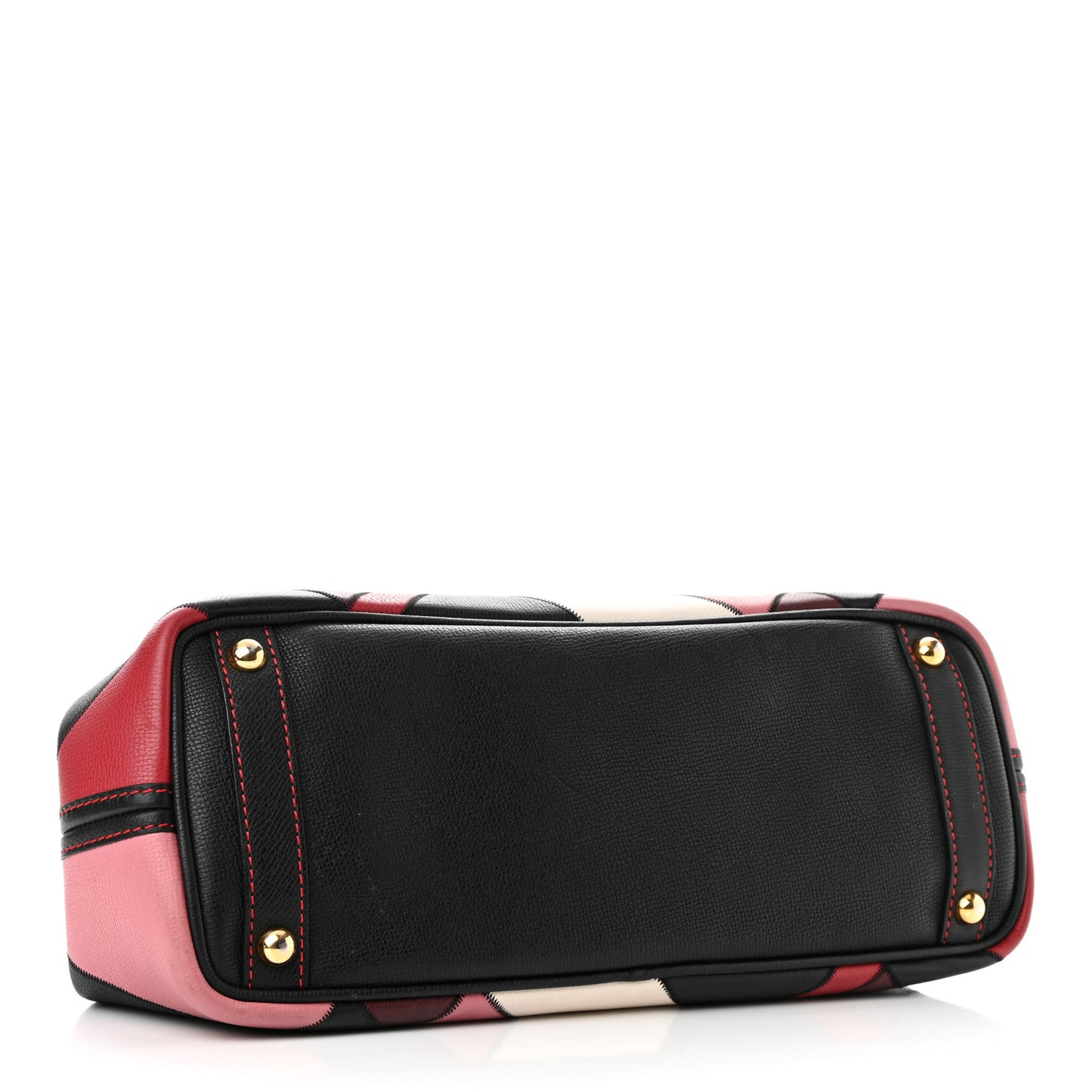 Grainy Calfskin Patchwork Medium Honeybrook Tote Pink Multicolor